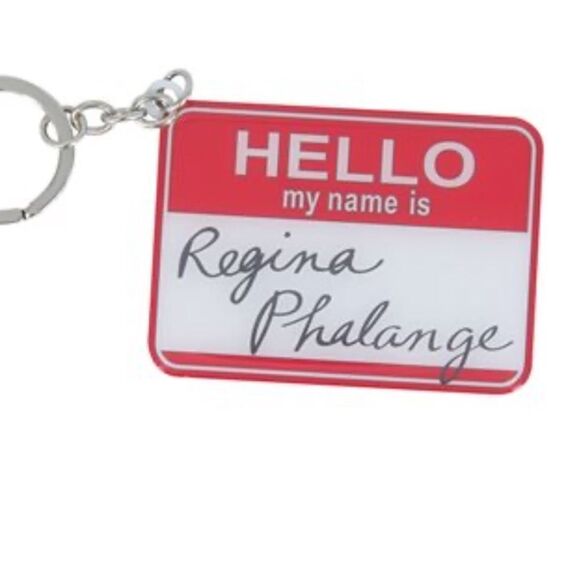 Friends Hello My Name Is Regina Phalange Keyring Television Series NWT - Picture 7 of 7